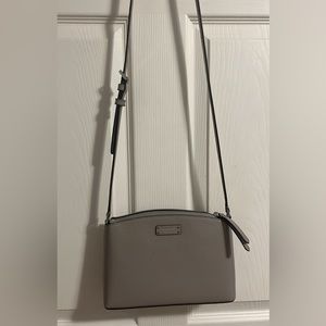 Grey kate spade purse